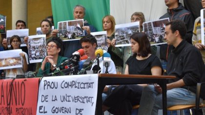 Barcelona | Estudiantes acampadas responden al Rector de la UB: "No pretendemos interrumpir la jornada electoral del 12M, no entenderíamos que nos desalojaran"