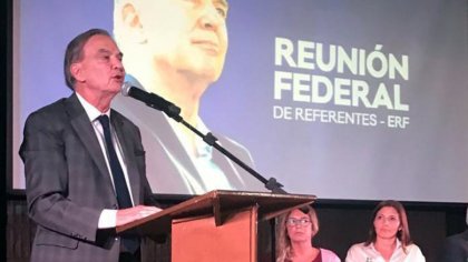 Pichetto lanzó su partido y candidatura reivindicando a Roca y las FF.AA 