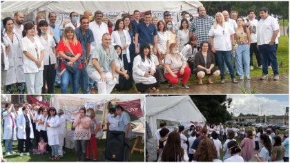 Hospital Posadas: mientras realizan carpa de protesta, residentes reciben descuentos compulsivos