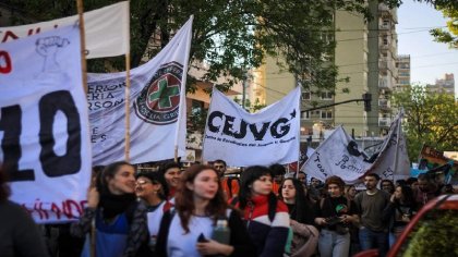 Estudiantes del Joaquín V. González salimos a las calles por memoria, verdad y justicia