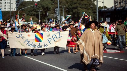 El Tercer Malón por la Paz cumple un mes de permanencia en la Ciudad