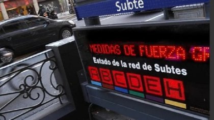 Se realizó el paro total del subte por salario, desasbetización y reducción de la jornada laboral