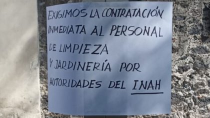 Outsourcing agrava la situación del INAH, emergen manifestaciones