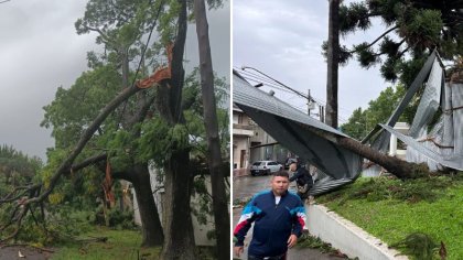 Destrozos en hospitales, calles y barrios de la zona norte por el fuerte temporal