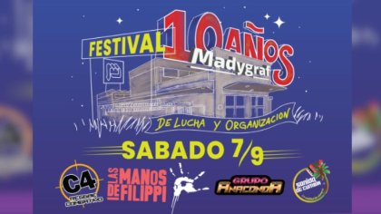 Madygraf prepara un gran festival en la fábrica por los 10 años de gestión obrera