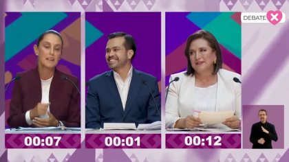 Debate presidencial: Cruces entre Sheinbaum y Gálvez y la “tercera vía” de Máynez