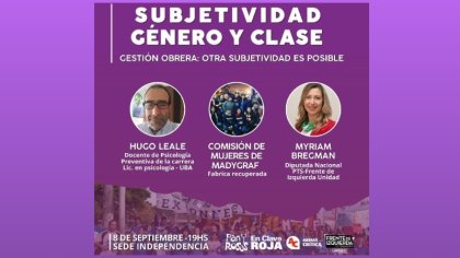 Charla con Myriam Bregman en la UBA: "Subjetividad, género y clase"