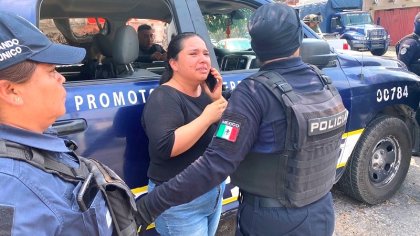 Denuncia la reportera Estrella Pedrosa agresión de la policía estatal de Morelos