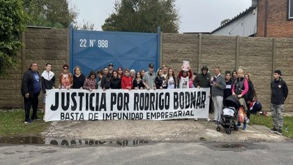 Reclaman justicia por Rodrigo Bodnar en Berazategui