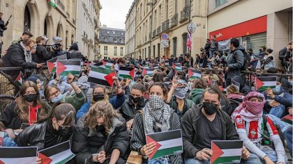 Estudiantes parisinos consiguen anular las sanciones a manifestantes pro Palestina