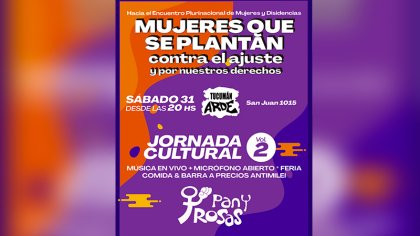 <i>Mujeres que se plantan</i>: jornada cultural de cara al Encuentro Plurinacional de Mujeres y Diversidad Sexual