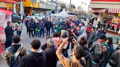 Christian Castillo en Berazategui: “Quien no diga que va a desconocer esa deuda ilegal, fraudulenta e ilegítima simplemente está adelantando que seguirá profundizando el ajuste” 