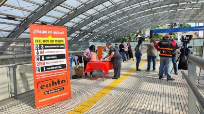 Paro en las líneas A y C con previa apertura de molinetes: exigen reducir la jornada laboral