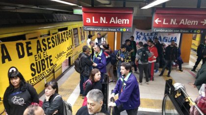 Paro escalonado en el subte: “El asbesto mata, desasbestización y reducción de la jornada laboral”