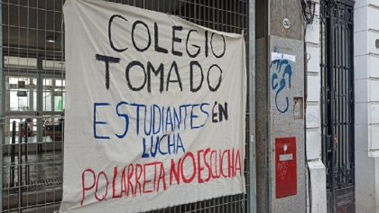 Estudiantes de La Falcone cruzaron a Larreta y Acuña: "No pisaron una escuela en su vida”