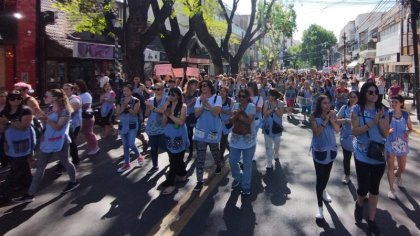 Docentes de Tres de Febrero movilizan contra la violencia en un jardín de infantes