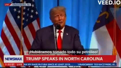 Trump confirmó que su intención era apoderarse del petróleo de Venezuela