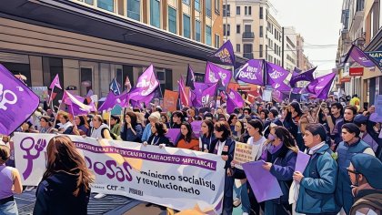 Hacia el 8M | ¡Por un feminismo socialista! Contra el capitalismo patriarcal, la extrema derecha y el Gobierno "progresista" que le abre la puerta