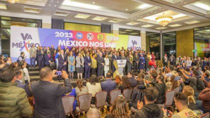 PRI-PAN-PRD: Alianza Va por México se relanza para elecciones de 2023 y 2024