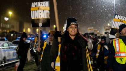 De los piquetes al poder: lecciones de la huelga de Amazon en Estados Unidos