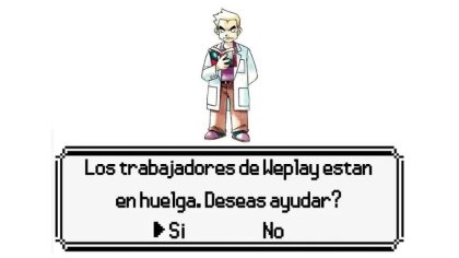 Minecraft, Pokemon, Zelda: la novedosa campaña de la huelga del sindicato de WePlay Chile