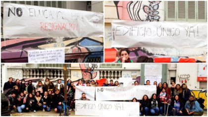 Docentes y estudiantes realizaron clase pública por condiciones edilicias