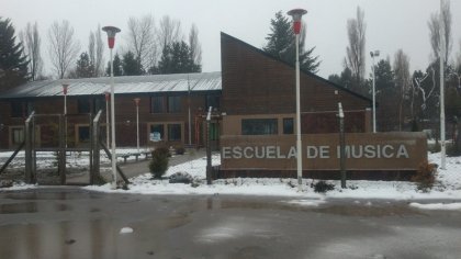 Se cayó cielorraso de la Escuela de Música de San Martín de los Andes