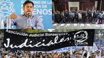 Judiciales bonaerenses: Se acepta el aumento salarial decretado por Kicillof