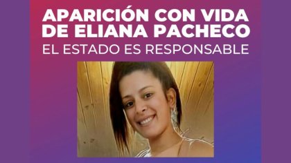 La Plata: exigirán la aparición con vida de Eliana Pacheco en la movilización por el 25N