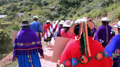 Movilizan desde la comunidad de Caspalá en rechazo al autoritario de Morales en sus territorios