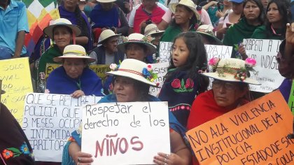 Mujeres kollas imputadas por usurpar sus propios territorios