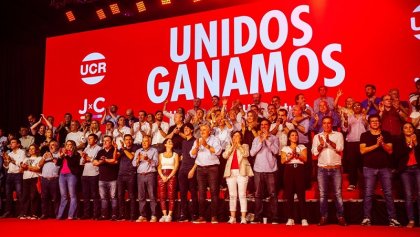 Internas y “señales”: Morales y Lousteau hicieron un acto de la UCR, y Larreta pasó a "saludar"