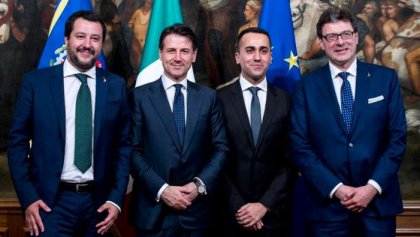 Primera semana del gobierno populista de Italia