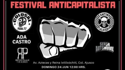 Bandas solidarias invitan al gran cierre electoral de los anticapitalistas