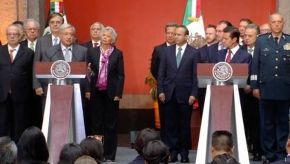 AMLO y Peña en Palacio Nacional: "preparamos una transición ordenada" 