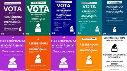 El 12D segueix l'onada de referèndums universitaris sobre la monarquia