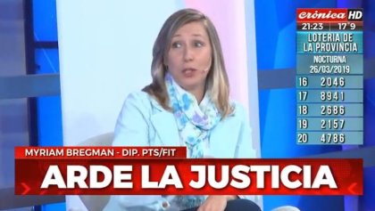 Myriam Bregman en Crónica: "Demuestran una protección del Poder Judicial al servicio de espionaje" - YouTube