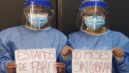 Paro de trabajadores del plan Post Detectar por falta de pagos del Gobierno porteño