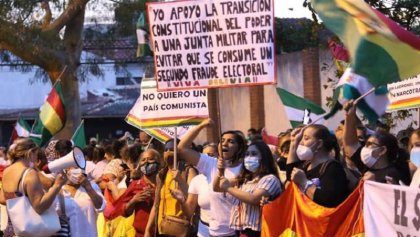 Con paro y bloqueos, ultraderecha boliviana quiere impedir la asunción de Arce