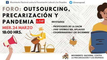 Foro “Outsourcing, precarización y pandemia”: los primeros pasos de la organización