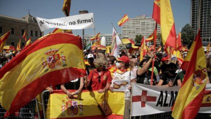 La extrema derecha se moviliza contra los indultos a los separatistas catalanes