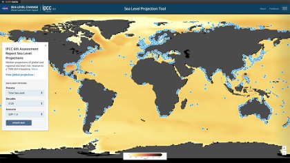 La NASA publicó una herramienta que proyecta cuánto subirá el nivel del mar