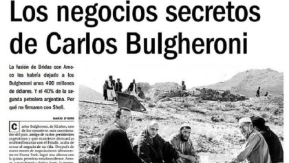 Cuando los talibán rechazaron a Bulgheroni para construir un gasoducto en Afganistán