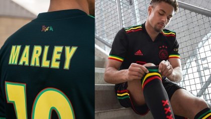 El Ajax presentó una nueva camiseta inspirada en Bob Marley