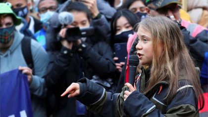 Greta Thunberg: "El cambio no vendrá de adentro de la COP26, está aquí afuera"