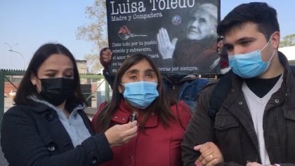 Fabiola Campillai visita a dos jóvenes presos políticos: "Lo único que quieren es estar con sus padres" 