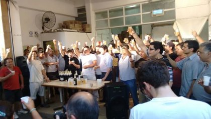 Brindis de fin año de los trabajadores de La Litoraleña