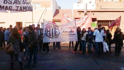 Lomas de Zamora: movilización de trabajadores de la salud