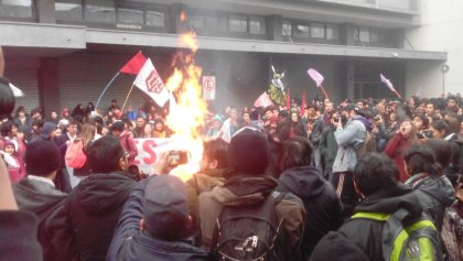 Fuerte represión policial en marcha estudiantil en Temuco