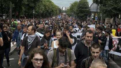 [FOTOGALERÍA] Movilización en París contra la reforma laboral